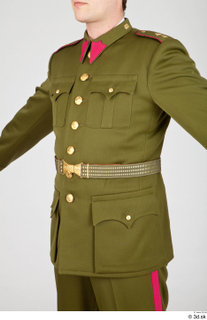  Photos Historical Czechoslovakia Soldier man in uniform 2 Czechoslovakia Soldier WWII belt jacket knob upper body 0002.jpg